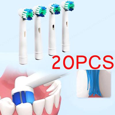 Hot 20 Stück passend für Oral Electric Zahnbürste Ersatzköpfe