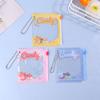 Cartoon Transparent Pvc Dustproof Storage Bags Doll Display Bag With Keyring Mini Mystery Box Dolls Organizer Pouches