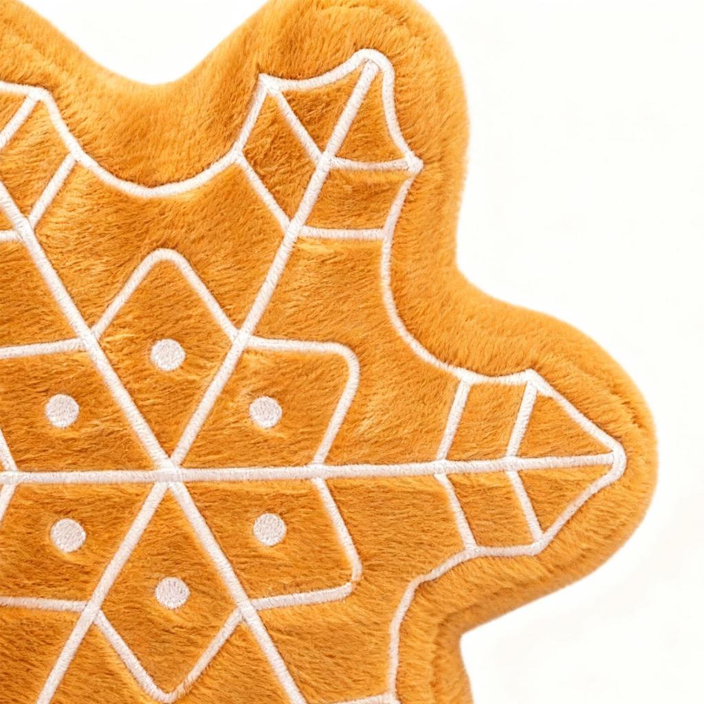 Gingerbread Christmas Throw Pillow Holiday Plush Cushion Cover for Sofa Couch Bedroom Dorm Living Room Kids Room Plush Cushion