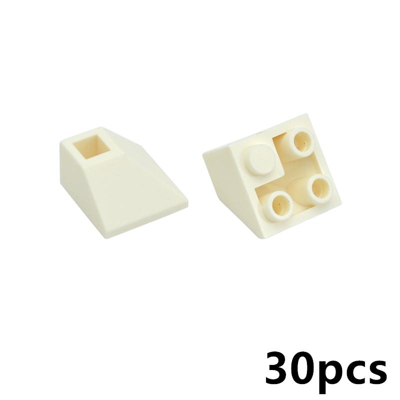 30PCS MOC Bricks 3676 Slope Inverted 45° 2X2 For Building Blocks Parts DIY Bricks Bulk Model Educational High-Tech Parts Toys