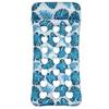 New Inflatable Leaf Pillow Floating Bed Adult Water Printed Lounge Chair Floating Bed Single Inflatable Floating Bed