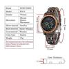 BOBO BIRD Wooden Pair Watches with Gift Box, Analog, Japanese Quartz Movement, Chronograph, Lightweight, Date Display, Stopwatch, Men's & Women's,