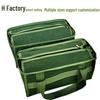 Durable Canvas Electrician's Tool Bag with Zipper for Auto Repair