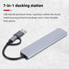 Type-C USB Hub Multi Splitter Adapter Portable USB Hub Expander High Speed Transmission Plug and Play for PC Computer