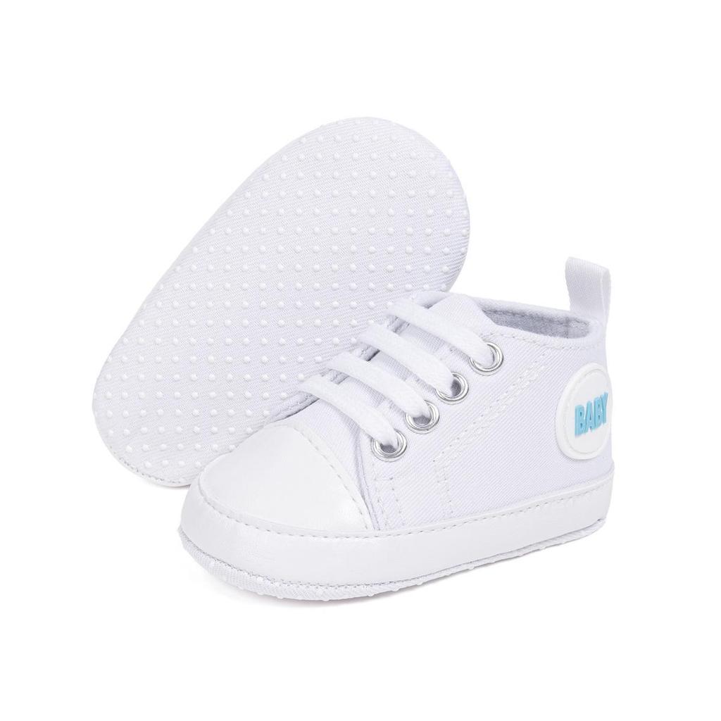 Klassische Baby-Canvas-Schuhe - Rutschfeste weiche Sohle für Laufanfänger, Frühling und Herbst.