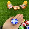 10st Montessori Pilkastbräda Kladdig Boll 3,4cm Interaktiv Leksak för Förälder och Barn Avslappnande Målkastning Sugkoppsboll Barn Vuxen