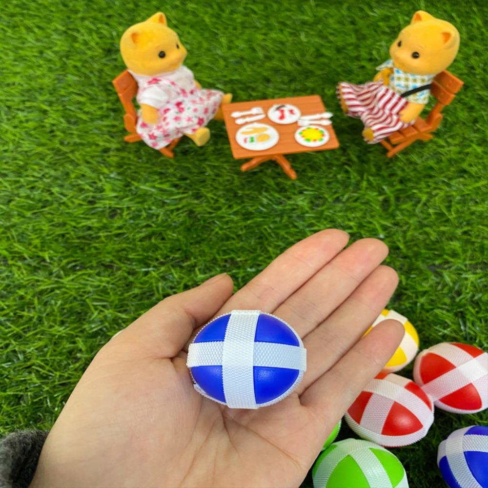 10st Montessori Pilkastbräda Kladdig Boll 3,4cm Interaktiv Leksak för Förälder och Barn Avslappnande Målkastning Sugkoppsboll Barn Vuxen