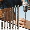 3 -12mm Cross Tile Drill Bits Set Anti Slip Hex Shank Carbide Drilling Bits  Tile