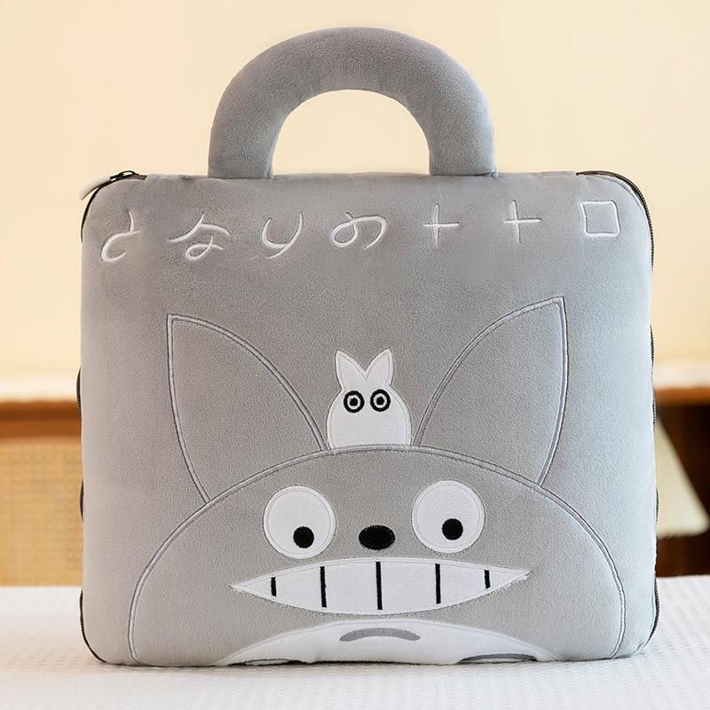 Všestranný kombinovaný polštář a deka do auta - Skládací prošívaná deka na cestování, na pohovku a pro zdřímnutí v kanceláři.