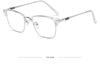 Men's Stylish Business Half-Frame TR Eyebrow Glasses with Anti-Blue Light Filter