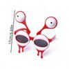 1pc cute photo props alien big eyes sunglasses birthday glasses party funny, cartoon funny sand sculpture disco photo props.
