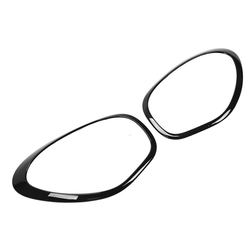 2pcs Gloss Black Headlight Ring Trim Left Right 51139801573 Replacement for Cooper R60 Countryman