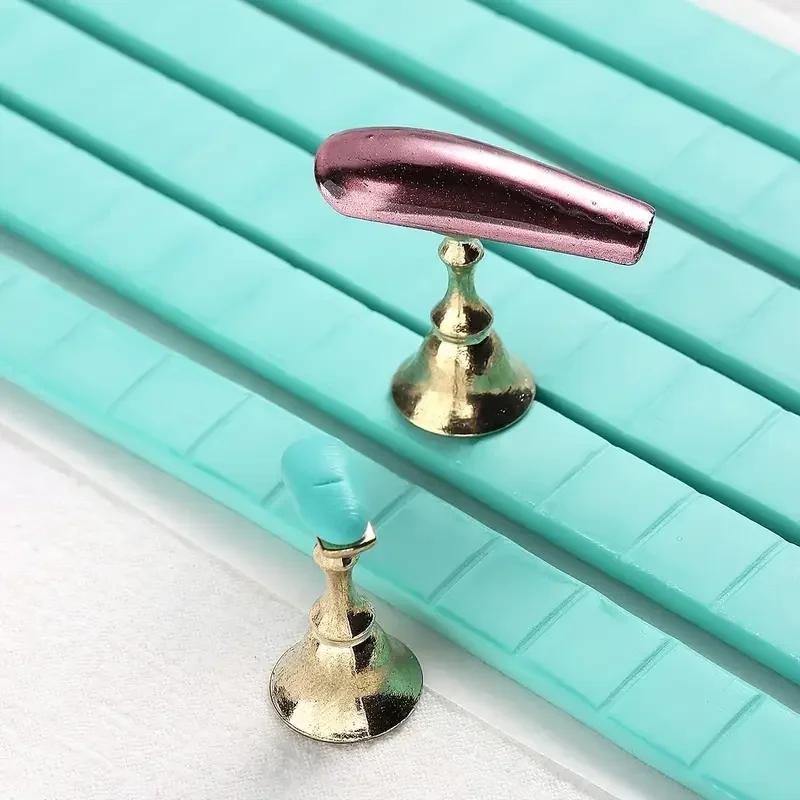 Latest Models Reusable Multi-functional Nail Display Stand Clay - Non-stick False Nails, DIY Nail Tip Practice, Odorless  Clay