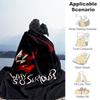 1pc Why So Serious? Joker Artwork Cartoon Blanket,Portable Throw for Travel & Camping, All Season Cozy Blanket,Ideal Gift