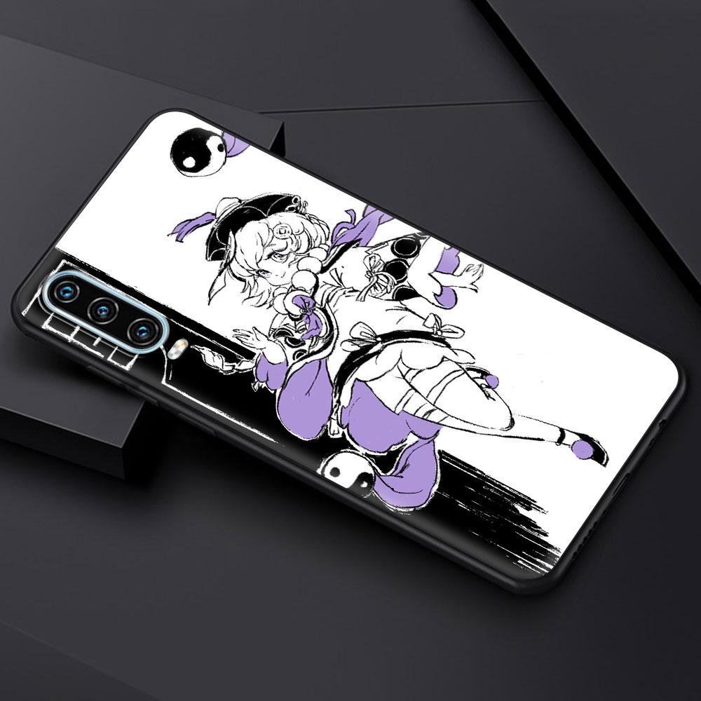 Genshin impact black and white Phone Case For Huawei P30 Lite P50 Pro P20 P40 Lite E P Smart Z 2021 Y7 Y9 2019 Y6p Y9s Y7a Cover