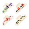 Cartoon Animal Pattern Hand-painted Design Ring Acrylic White 1 Pc