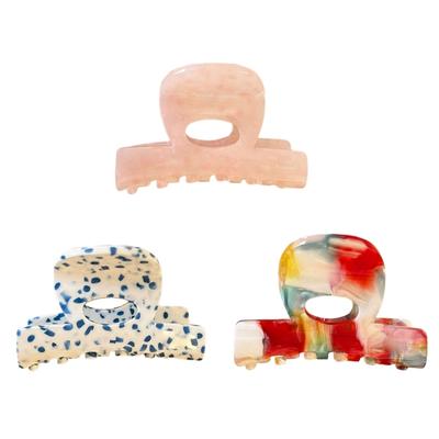 Fashion Hair Accessory Gentle Hairpin French Style Acetate Hair Claw Clip Strong Hold For Office or Daily Hairstyling