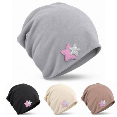 Elastic Slouchy Skull Cap Ear Protection Brimless Knit Hat Soft Postpartum Cap  Cold Weather