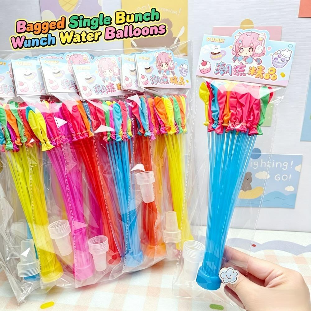 Fast Fill Water Balloons, Self-tying Summer Water Bombs, Fun Birthday Party Toy Games, Outdoor Water Fight Toys For Kids Adults
