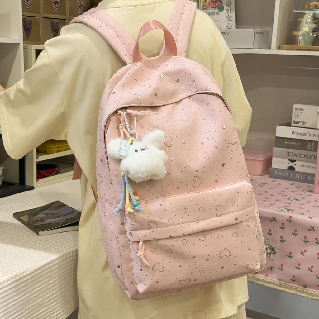 Schoolbag Japanese Cute Cartoon Backpack Female Niche Design Sense Large Capacity Backpack Student Simple Versatile Travel Bag