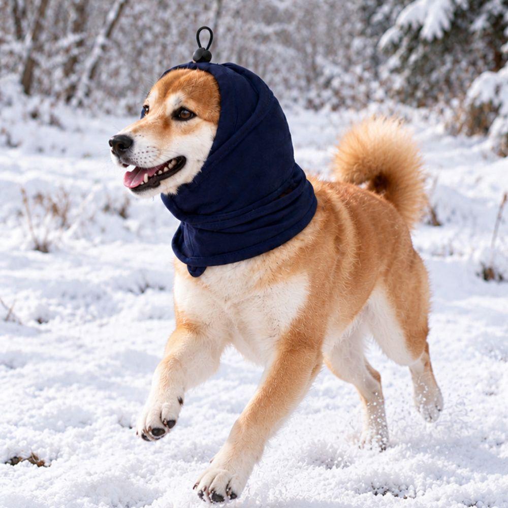 Adjustable Dog Calming Head Wrap Soundproof Dog Earmuffs Dog Soothing Head Cover Pet Bathing