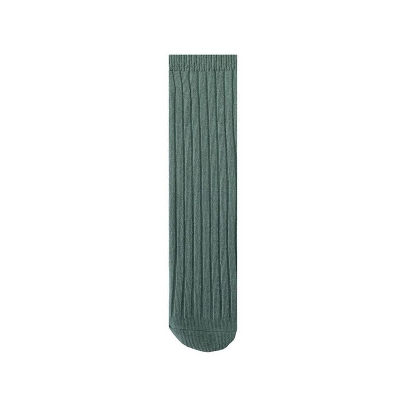 Soft Cotton Ribbed Knee High Socks for Baby Toddler Kids Breathable Solid Long Leg Warmers for Newborn Boys and Girls