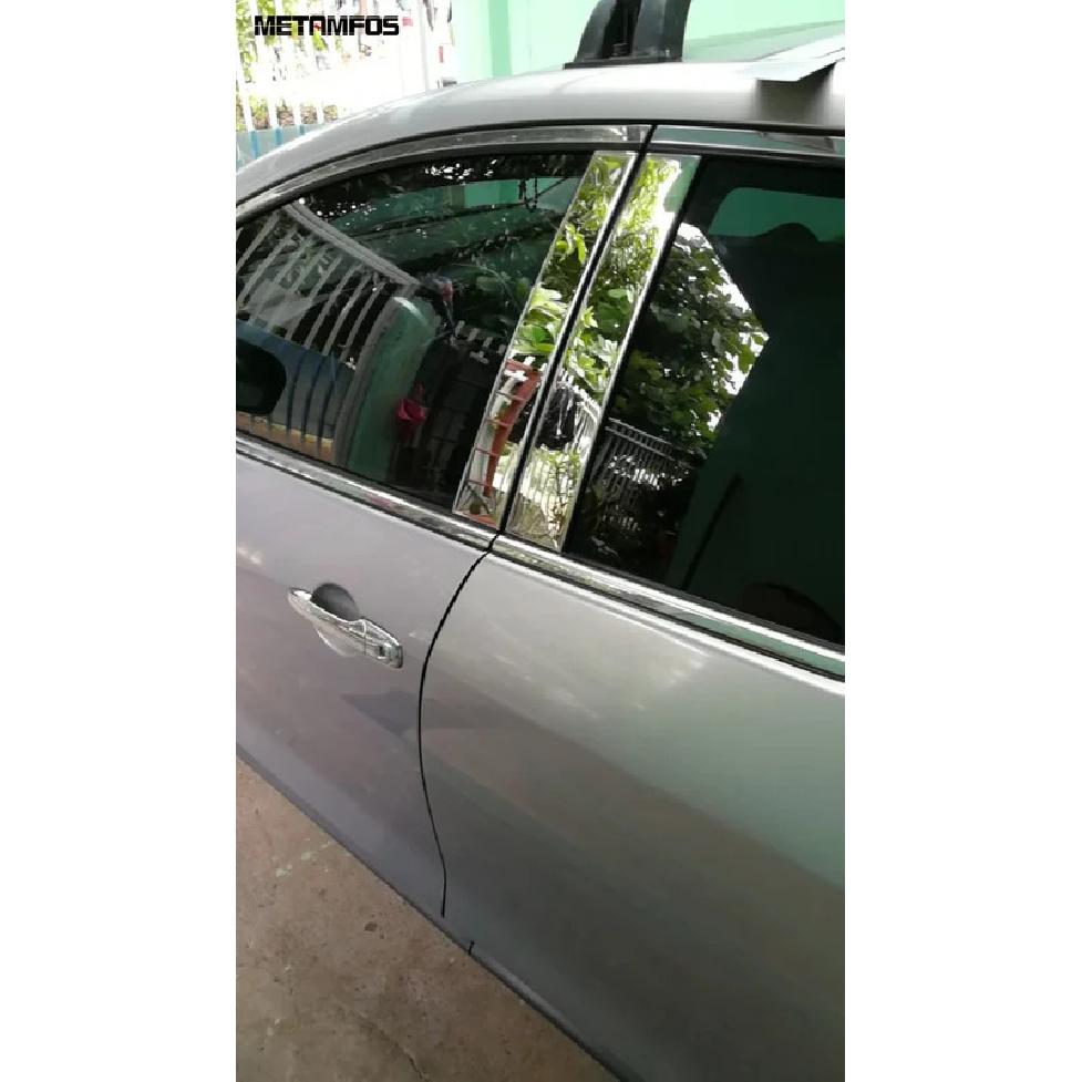 Exterior Accessories For Mazda CX7 CX-7 2007-2009 2010 2011 Stainless Car Window Center B C Pillar Posts Cover Trim Car Styling