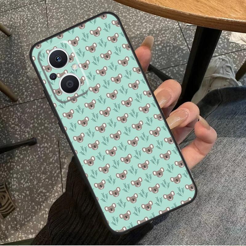 Koala and Eucalyptus For OPPO Reno 14F 13F 12F 11F 10 11 12 13 14 Pro 7 8 Lite 8T OPPO Find X5 X6 X8 X9 Pro Case