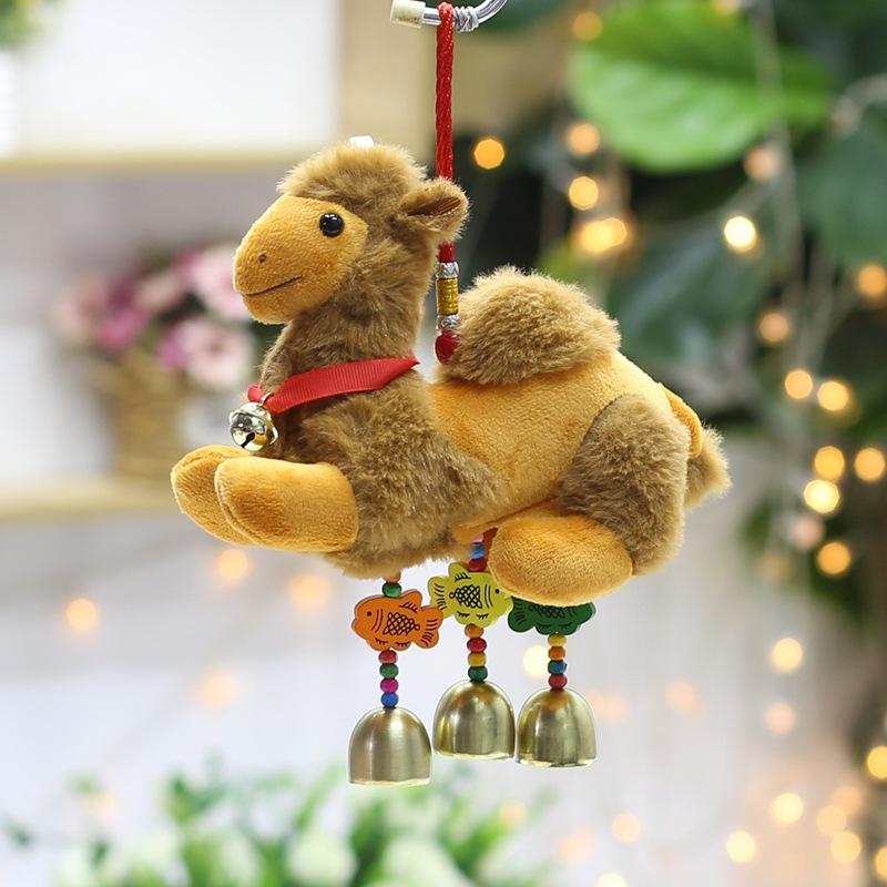 

Милые плюшевые игрушки верблюда пустыни Дуньхуанская кукла-подвеска Подарок для мероприятия Туристическая достопримечательность 14Cm