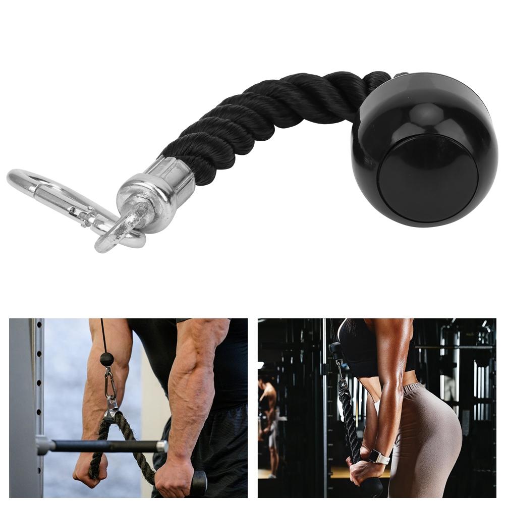 Gym Fitness Equipment Triceps Rope Musculus Biceps Strength Training Pulldown Single Rope