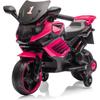 Motocicletta Elettrica per Bambini 6V, Giocattolo Auto Elettrica da Guidare con Ruotine di Supporto, Faro Funzionante, Clacson e Musica, per Bambini e Bambine 3-6 Anni