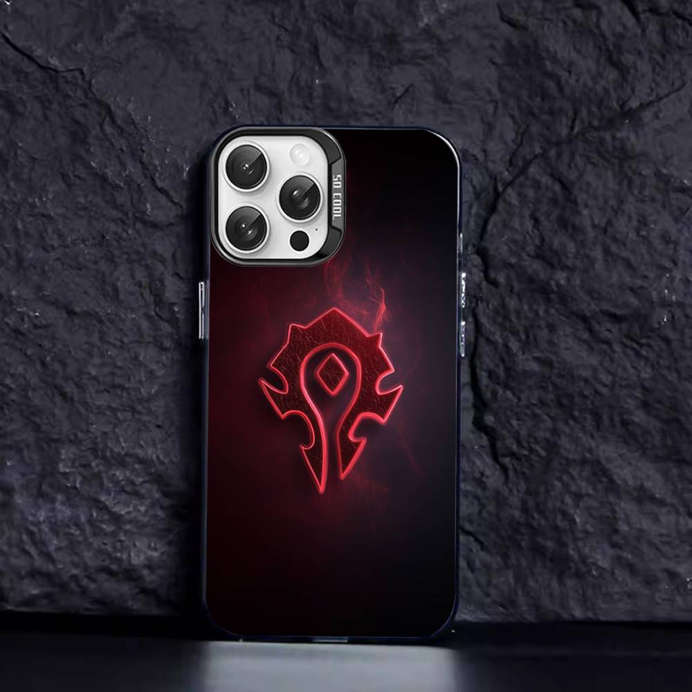 Game World Of Warcraft Phone Case For IPhone 17 16 15 14 13 12 11 Pro Max Plus Pro Colorful Shell