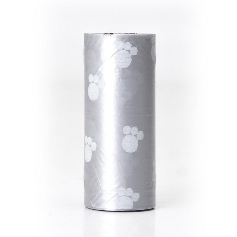 Dog Walking Portable Solid Color Poop Bags