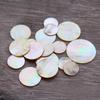 Yellow Pearl Disc Shell Inlay Ornaments 15-35mm - Round Double-Sided Flat Patch DIY Accessories