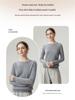 Women's Autumn/Winter Round Neck Pure Cashmere Knit Sweater