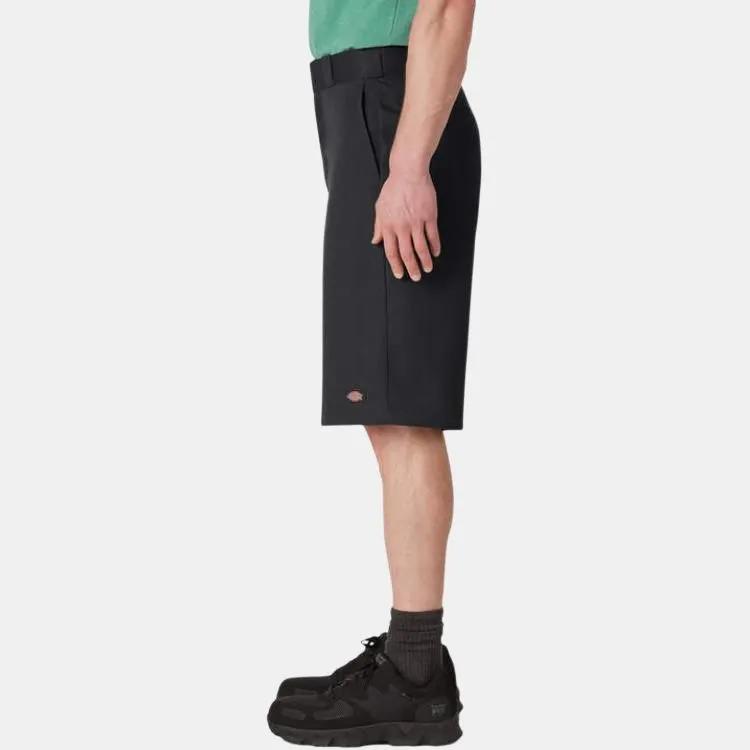 Dickies Loose Fit Flat Front Work Shorts 13 Cargo Shorts Men's Black (Unisex) Cargo Shorts 42283 NV