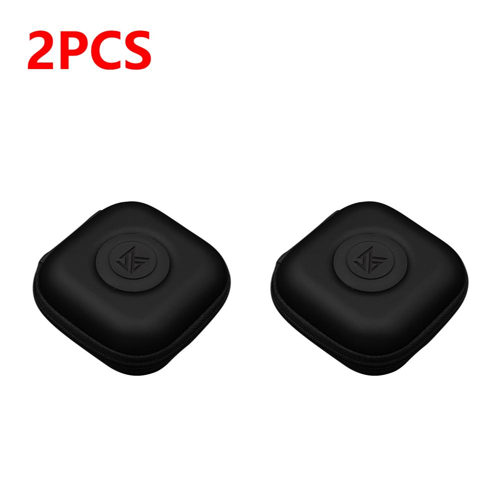 1-10PCS KZ Earphones Oval Storage Bag Wired Headphones PU Zipper Storage Box Portable Hold Case Container for KZ BA10 AS10 ES4
