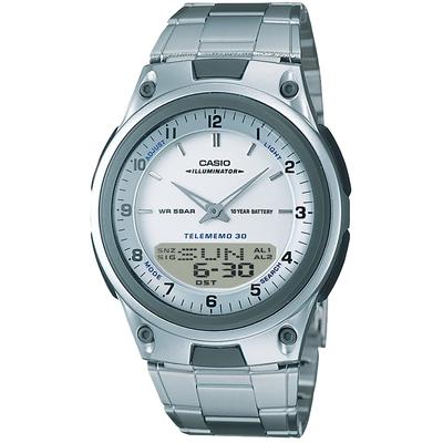 Herrenuhr Casio Collection AW-80D-7AJH Silber Armbanduhr