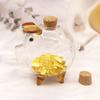 Piggy Bank Kawaii Pig Shaped Storage Boxes Multi-purpose Mini Storage Jar Organizer Transparent Storages Gold Money Bottle