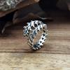 XINYI Vintage Gotische Kiel Ruggengraat Ringen Voor Vrouwen Mannen Zilver Hyperbool Duizendpoot Open Ring Hip Hop Sieraden Y2K Ringen