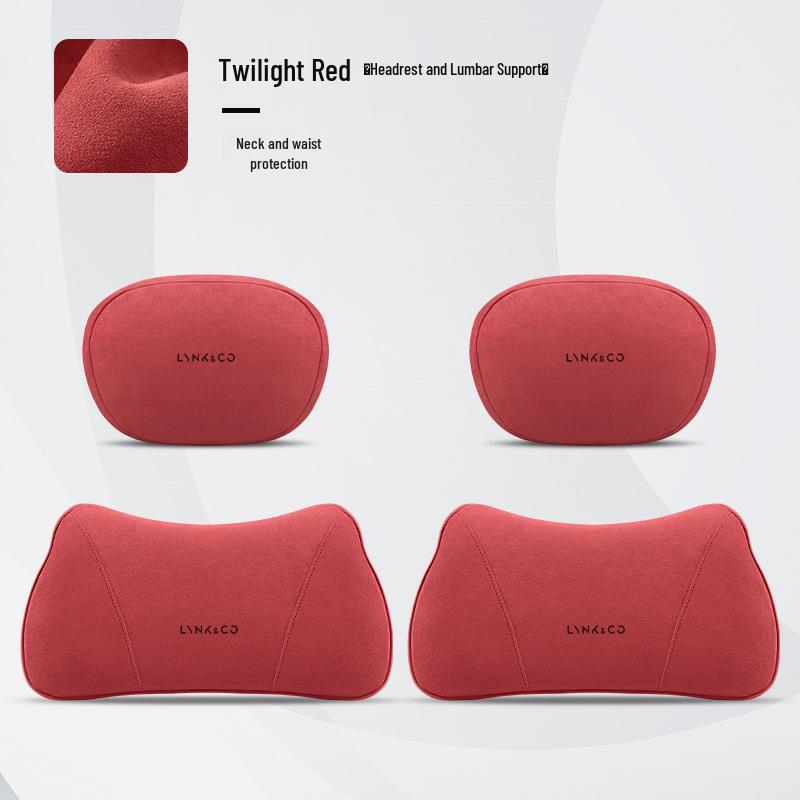 Lynk & Co 01-06 Car Sport Seat Neck Pillow & Lumbar Support