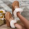 Fashionable and Versatile Thick-soled Fleece Snow Boots for Women  Winter New Style Thickened Warm Cotton Boots