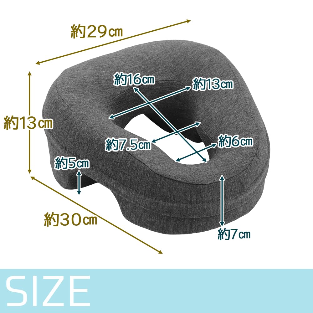 Memory Foam Face Pillow for Relaxation, Easy Breathing, Reduced Strain, Water Washing, Massage, Lunch Break, Desk Work