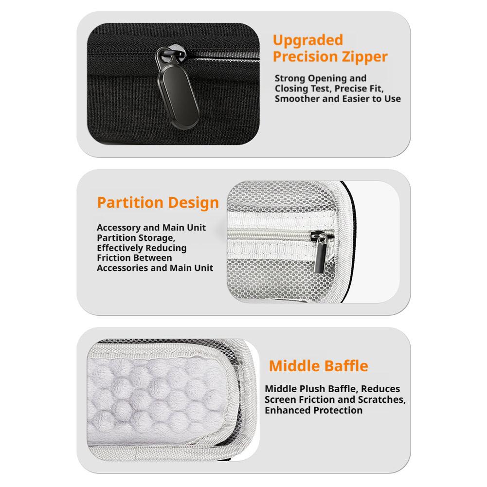 Hard Shell Storage Bag For DJI Osmo Pocket 4, Waterproof Shockproof Carrying Case With Lanyard Camera Accessoreis