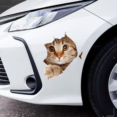 Autoaufkleber Auffälliger 3D-Effekt Wasserdicht Lustiges Auto Tier Aufkleber