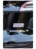 Tesla Model 3/3+/Y/S/X Rear Tail Logo 3D Sticker Modification Accessory