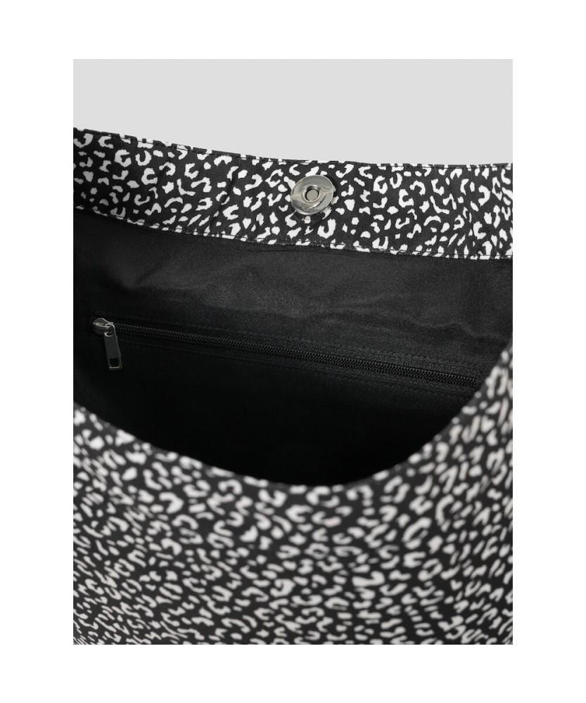 8seconds Animal Print Fabric Bag Black