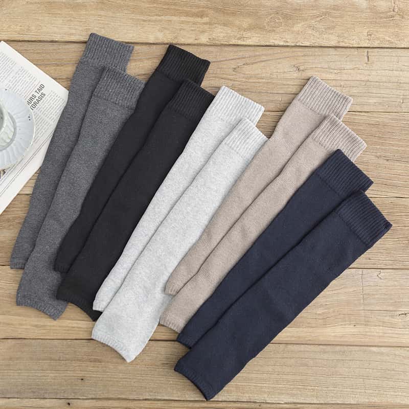 Fashion Japanese College Style Lolita Sweet Girls Leg Warmer Knitted Socks Foot Cover Cosplay Women Autumn Winter Boot Stockings