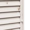 Garden Shed White 59 x 56 x 113.5 cm Solid Spruce Wood