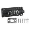 Lock Big Door Bolt Zinc Alloy Big Door Bolt Black Combination Latch Lock Black Gold Lock Black Gold Prevent Rust